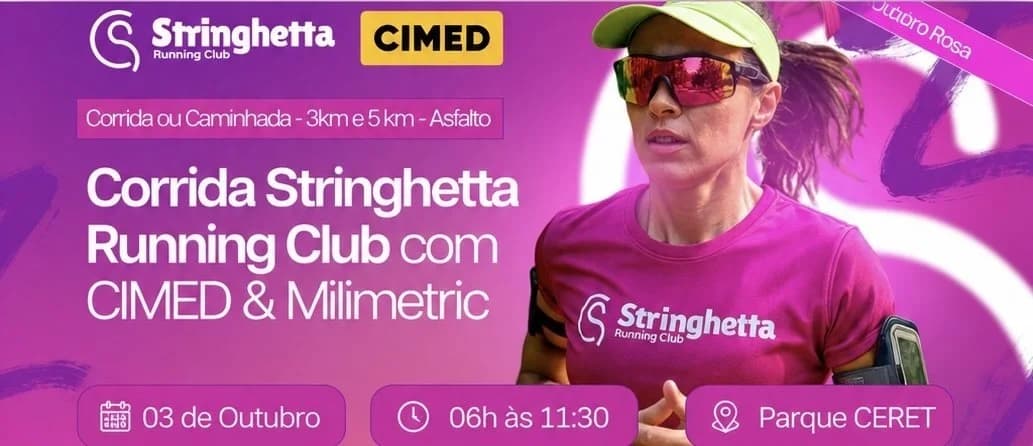 Capa do evento Corrida Stringhetta Running Club 2026