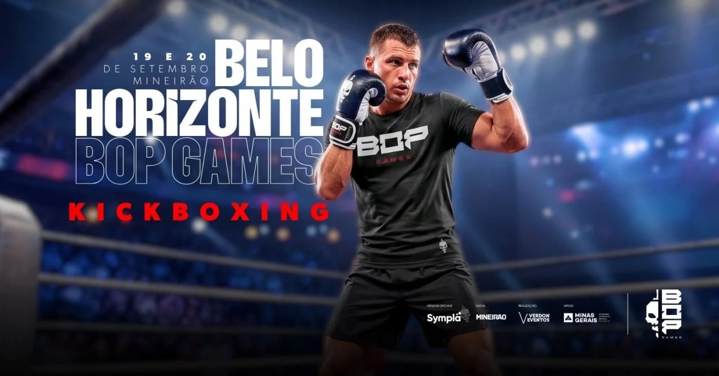 Capa do evento Kickboxing - BOP Games Belo Horizonte 2026