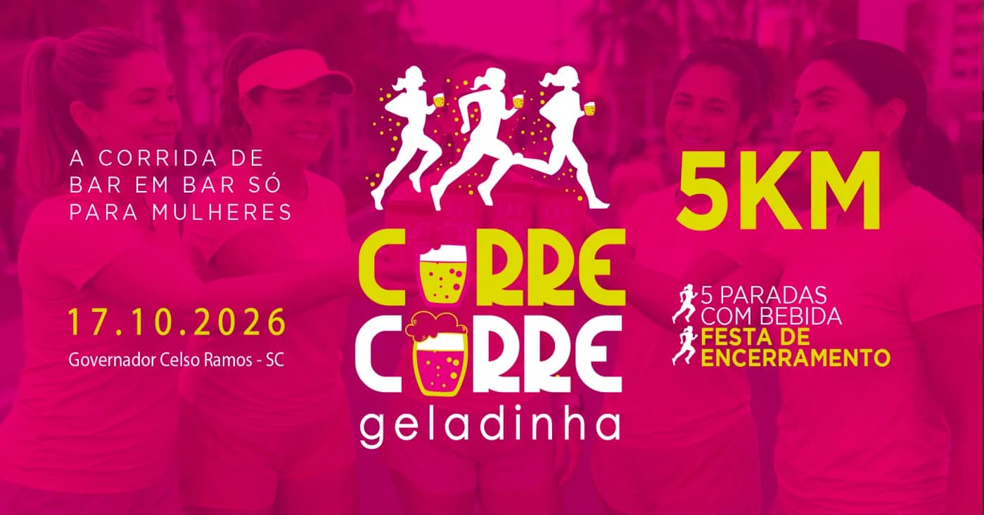 Capa do evento CORRE CORRE GELADINHA 2026