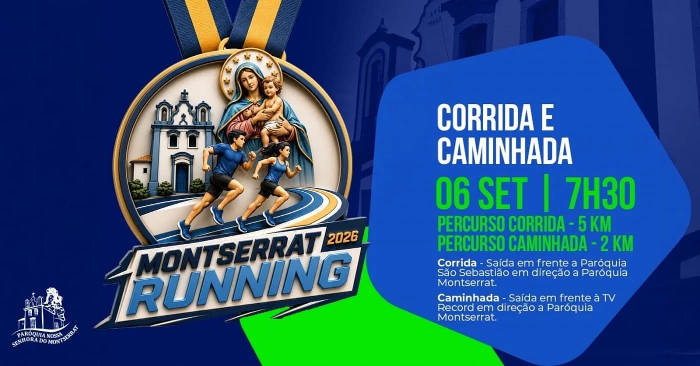Capa do evento Montserrart Running 2026